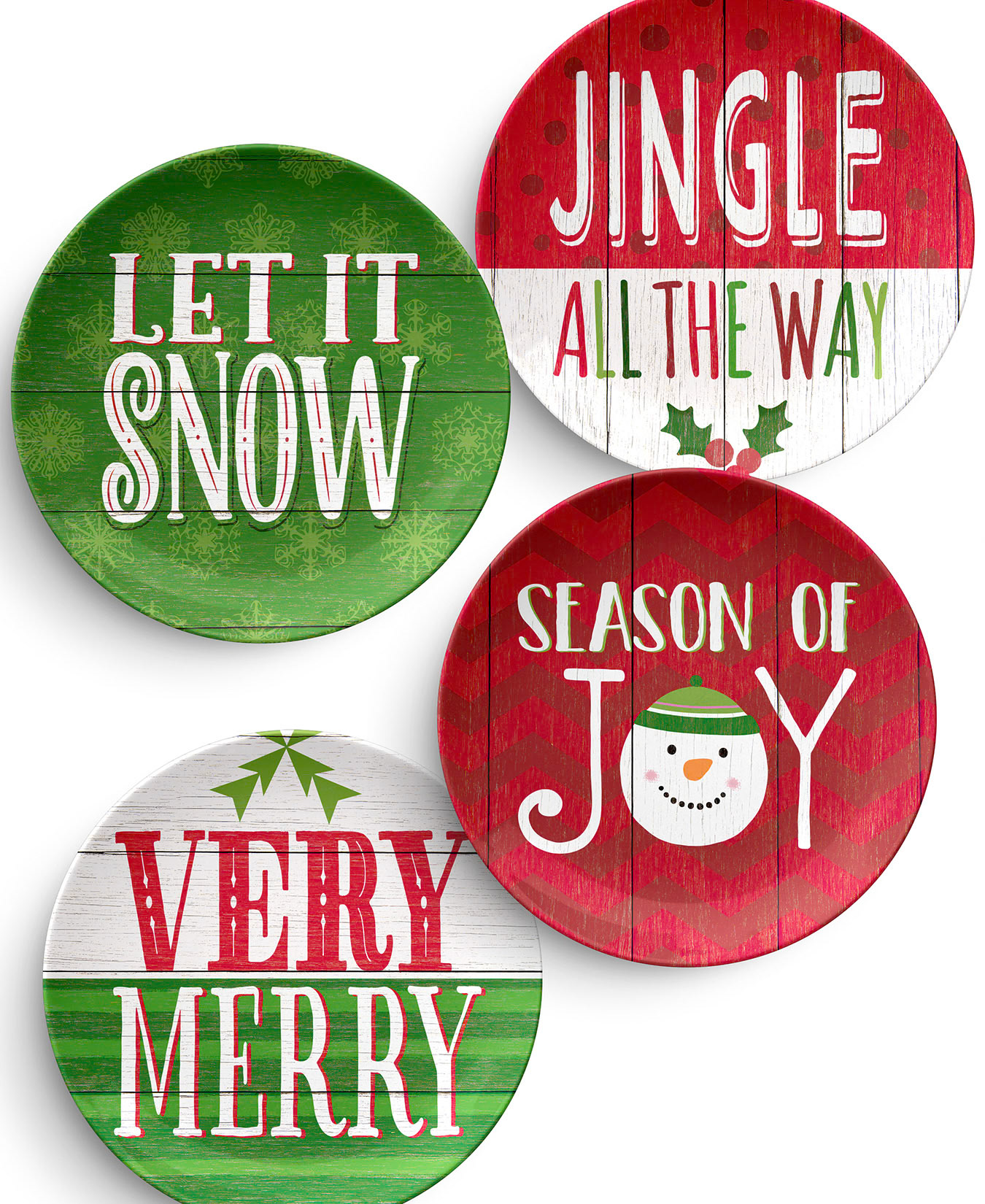 SH_Cmas_Jolly Phrases Plate Collection_Creatif ©Steve Haskamp - Creatif License