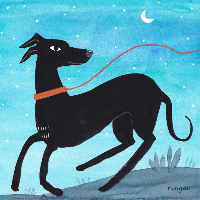 MIDNIGHT RUN _Dog _  Creatif ©Terry Runyan - Creatif License
