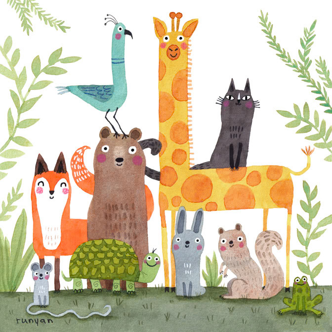 WILDLIFE &amp; CAT 12.25x12.25 _2026 calendar club- Hires- mixed animal images _  Creatif
