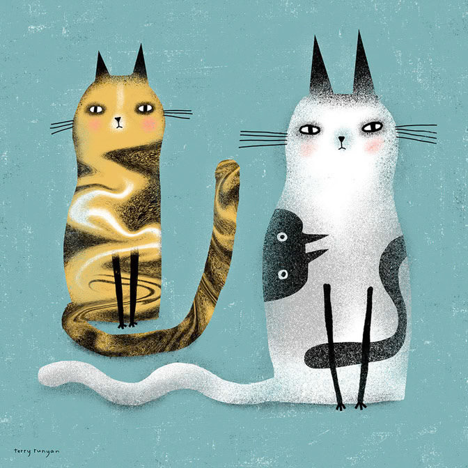 UNIQUE MARKINGS - Terry Runyan - Creatif _Cat _  Creatif