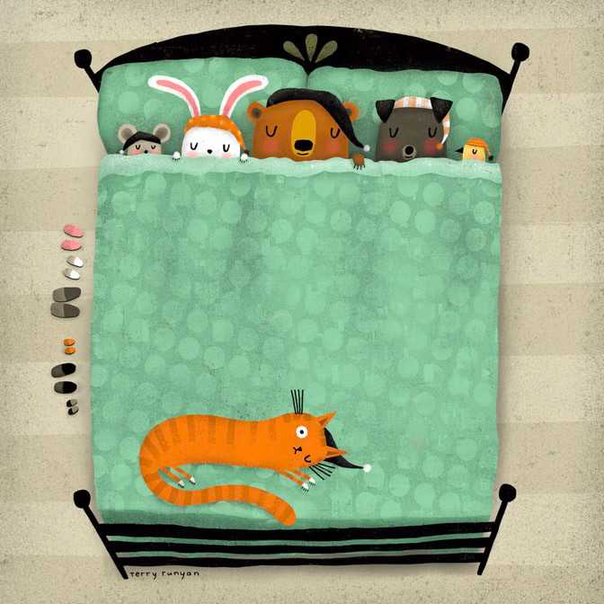 Hibernation 100dpi _Animals- bed- Maggie _  Creatif ©Terry Runyan - Creatif License