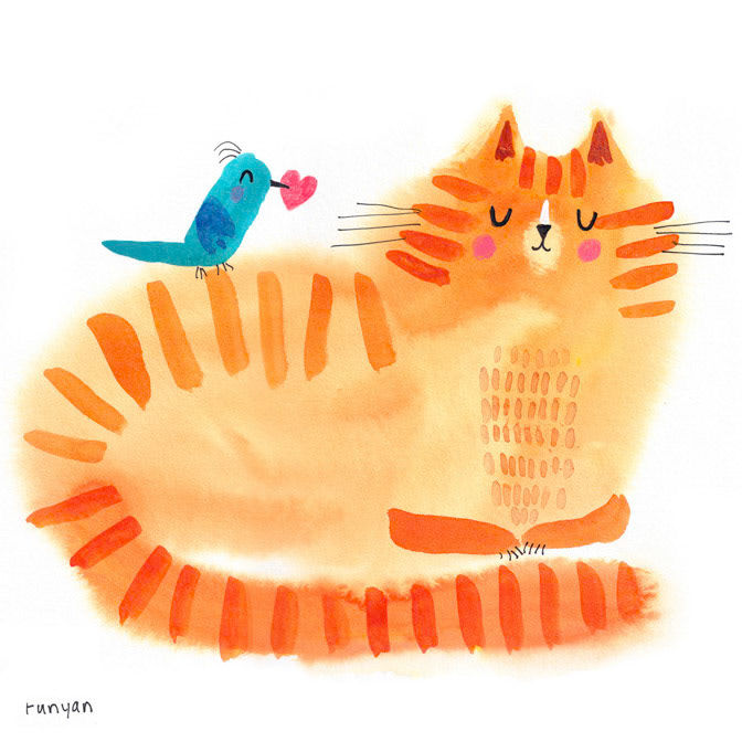 11-19-2022 FLOOF &amp; BIRD _Bird- Cat- Love _  Creatif