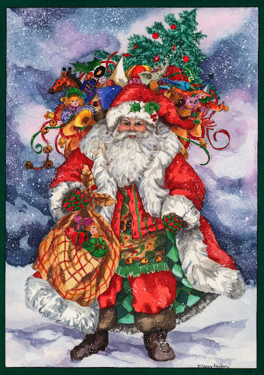 CH451 santa toys tree