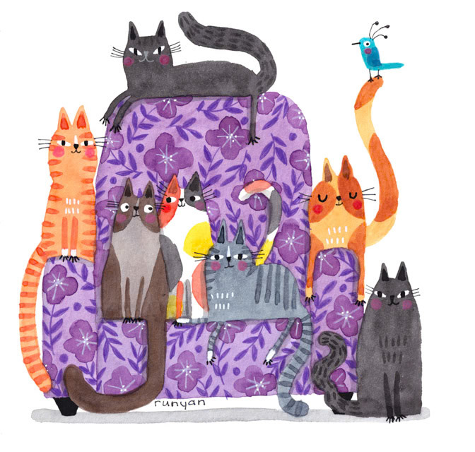 ARMCHAIR BUNCH _Cats _  Creatif