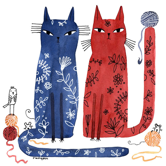 FANCY PAIR cleaned - Terry Runyan - Creatif _Cat _  Creatif