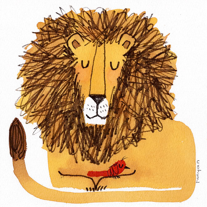 CREATURES GREAT &amp; SMALL - Terry Runyan - Creatif _Animals- Lion _  Creatif ©Terry Runyan - Creatif License