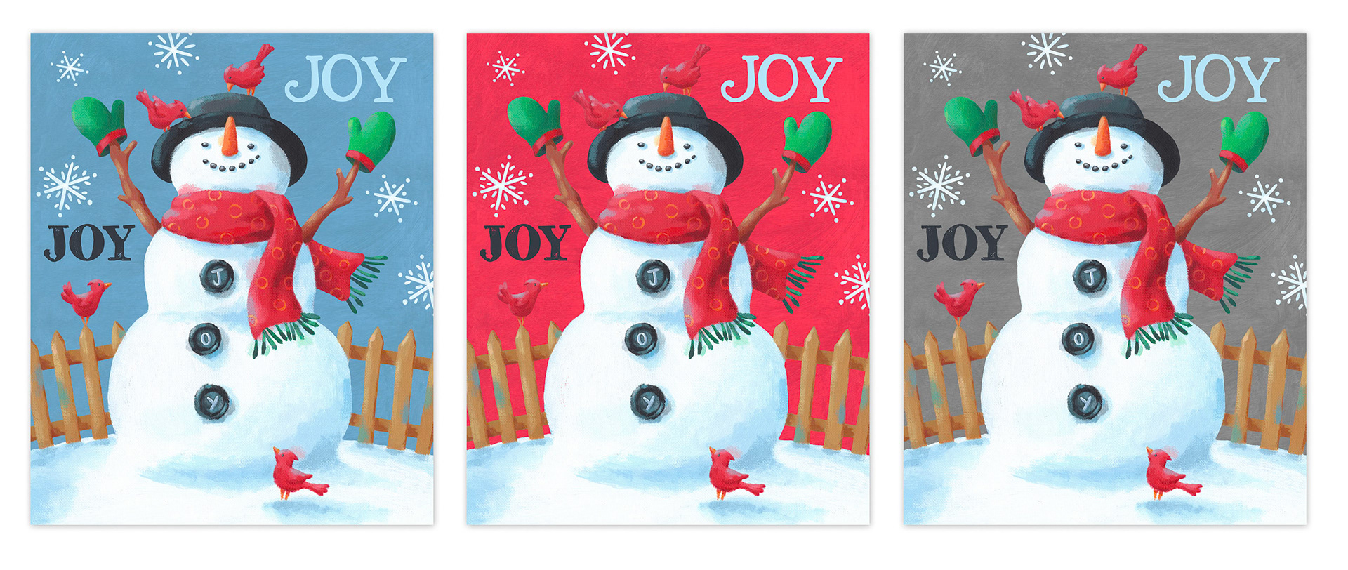 SH_Cmas_854_Snowman with background options_Creatif ©Steve Haskamp - Creatif License