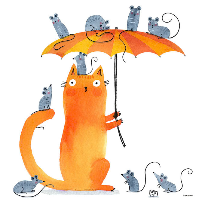 UMBRELLA HELPERS layered - Terry Runyan - Creatif _Cat _  Creatif