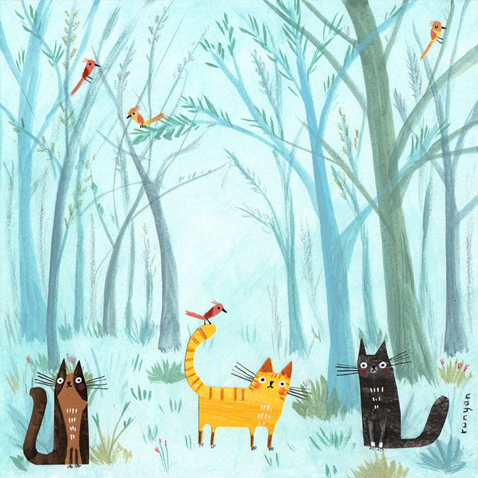 FOREST CATS - Terry Runyan - Creatif _Cat _  Creatif