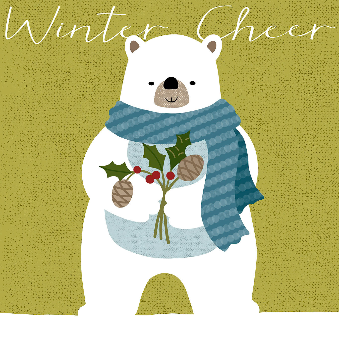 SH_Cmas_1811_Winter Cheer Polar Bear_Creatif ©Steve Haskamp - Creatif License
