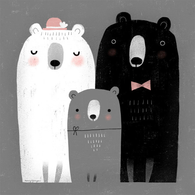 FAMILY AFFAIR _Animals- Bear _  Creatif ©Terry Runyan - Creatif License