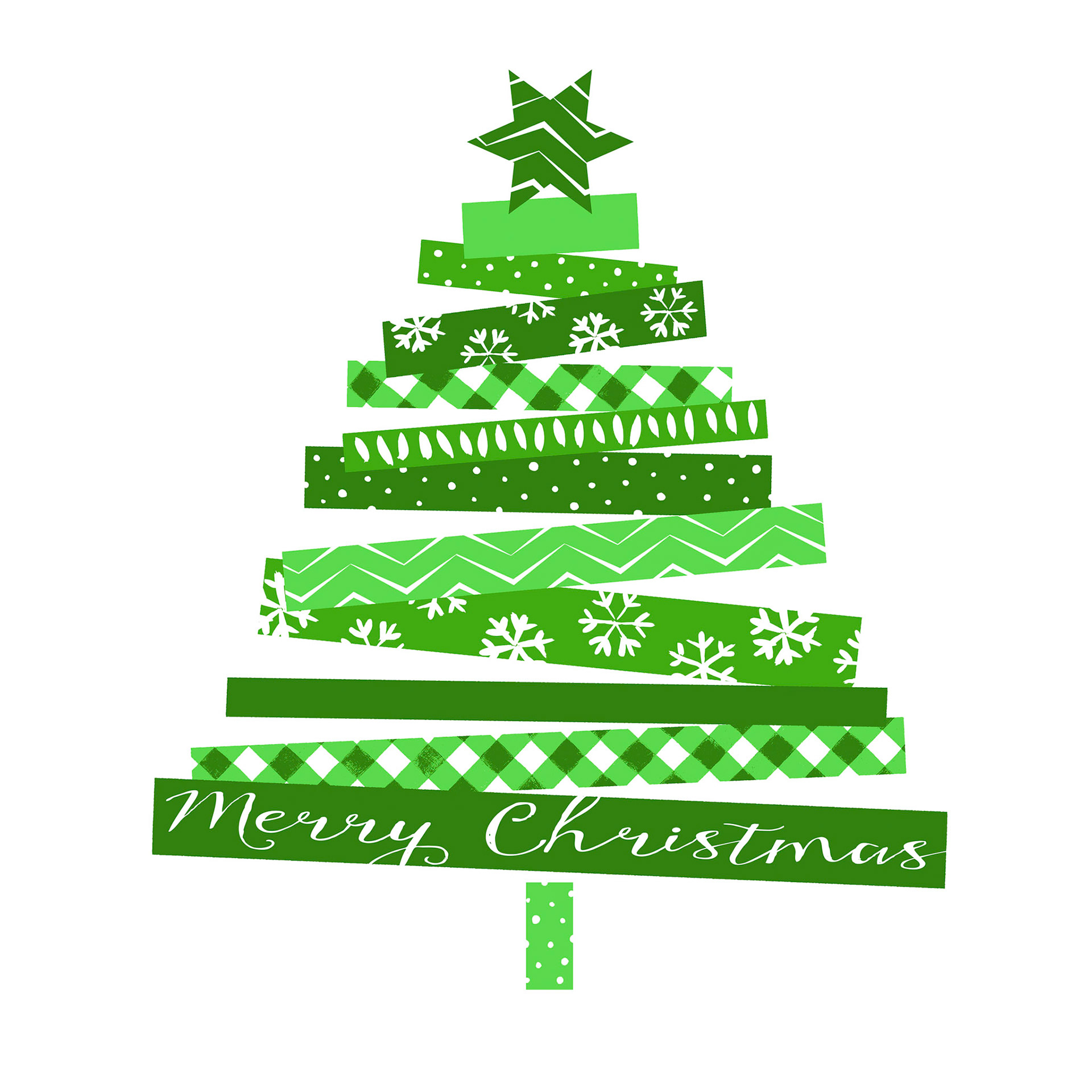SH_Cmas_1956_Green White Striped Tree_Creatif ©Steve Haskamp - Creatif License