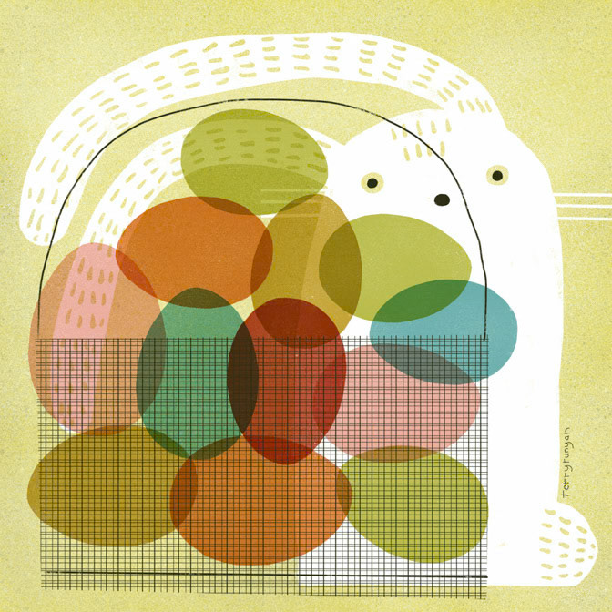 BUNNY BASKET _Rabbits _  Creatif ©Terry Runyan - Creatif License