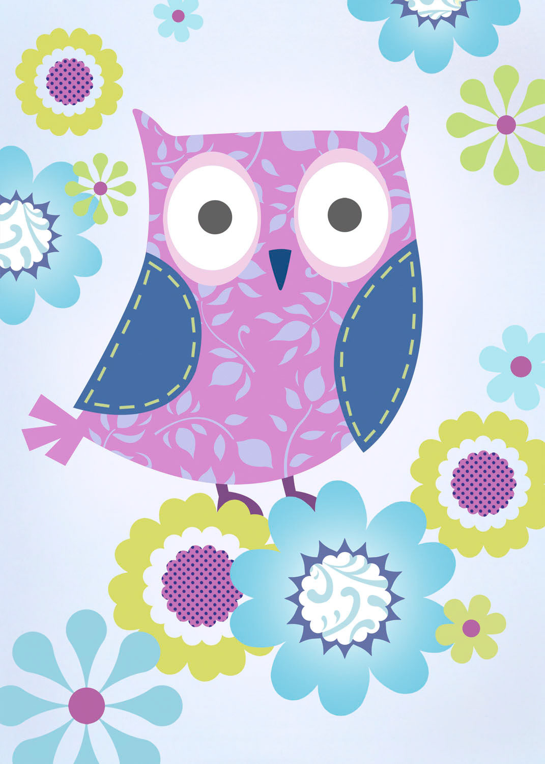 SH_Bird_817a-PatternedOwlPurple ©Steve Haskamp - Creatif License