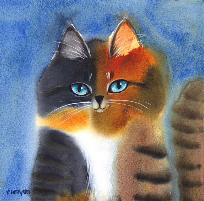 CALICO SMILE _Cat _  Creatif