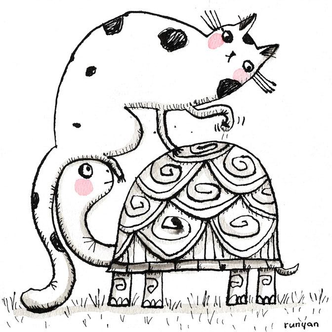 KNOCK KNOCK - Terry Runyan - Creatif _Animals _  Creatif ©Terry Runyan - Creatif License
