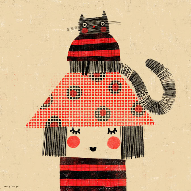 CAT - HAT 300dpi Terry Runyan - Creatif _Cats- Maggie _  Creatif
