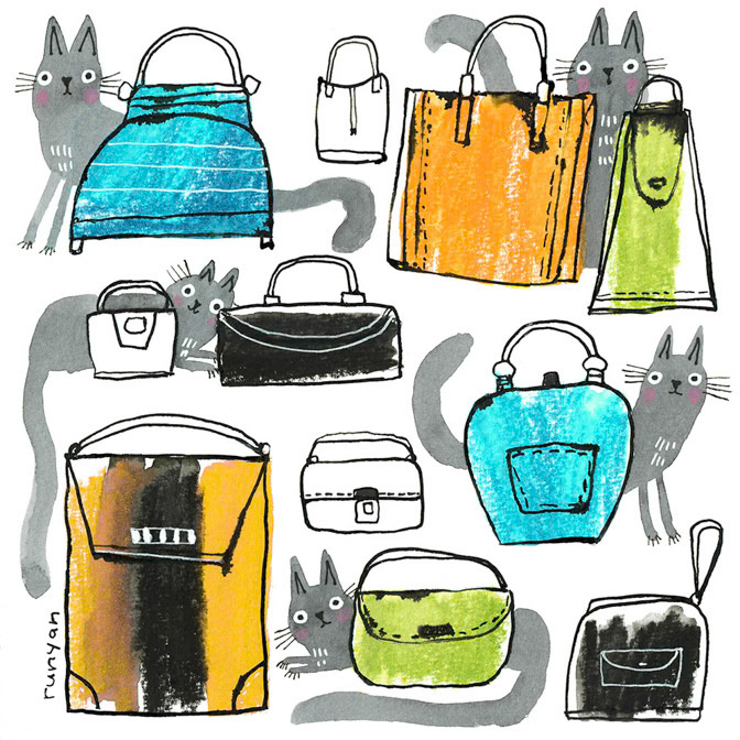 HANDBAGS &amp; CATS _Cat- handbag _  Creatif