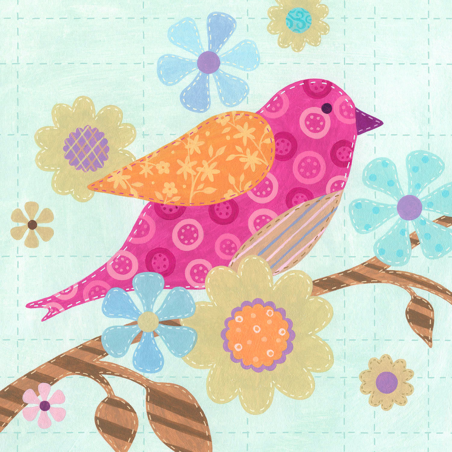 SH_Bird_763QuiltedBird ©Steve Haskamp - Creatif License