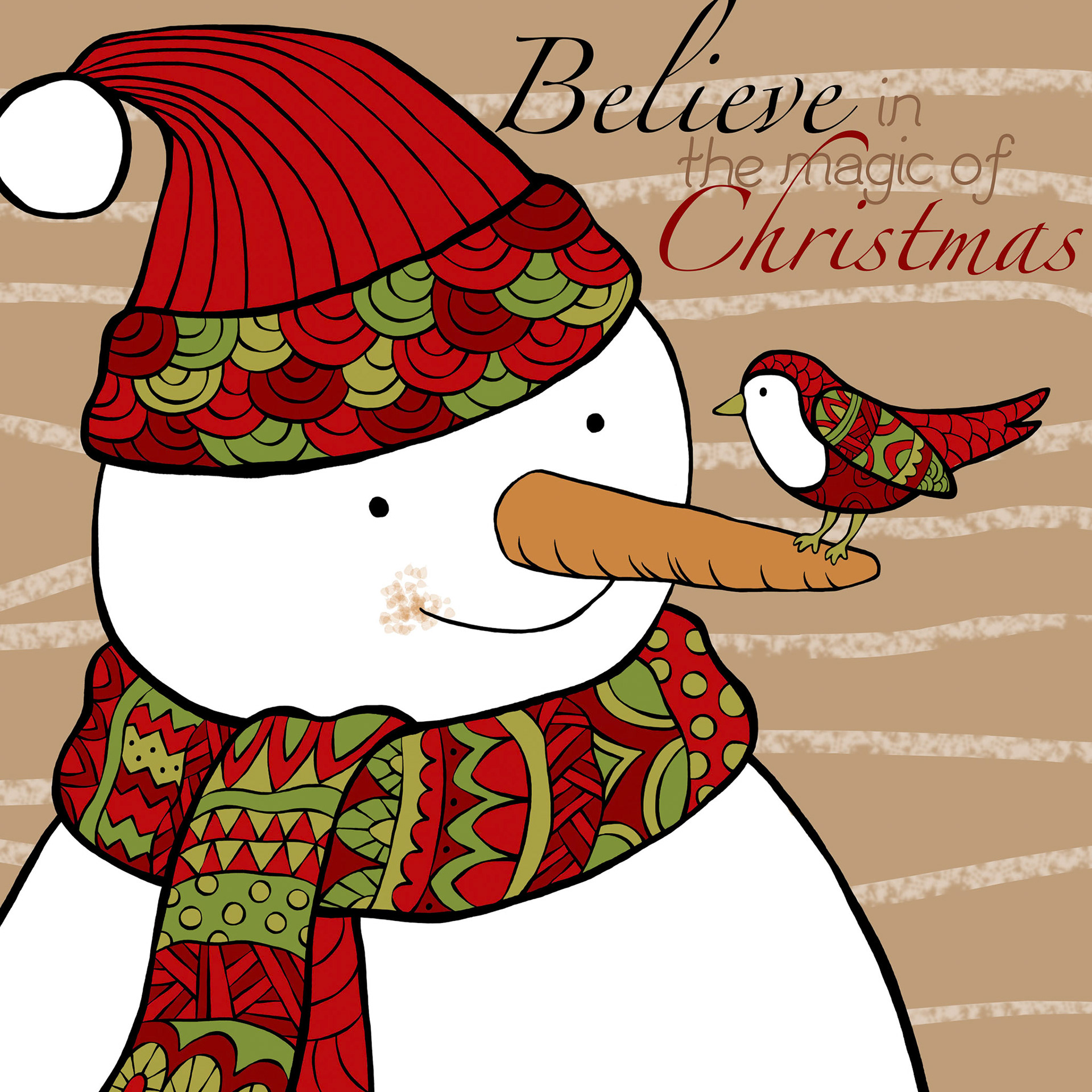 SH_Cmas_SHSnowmanSquare1 ©Steve Haskamp - Creatif License