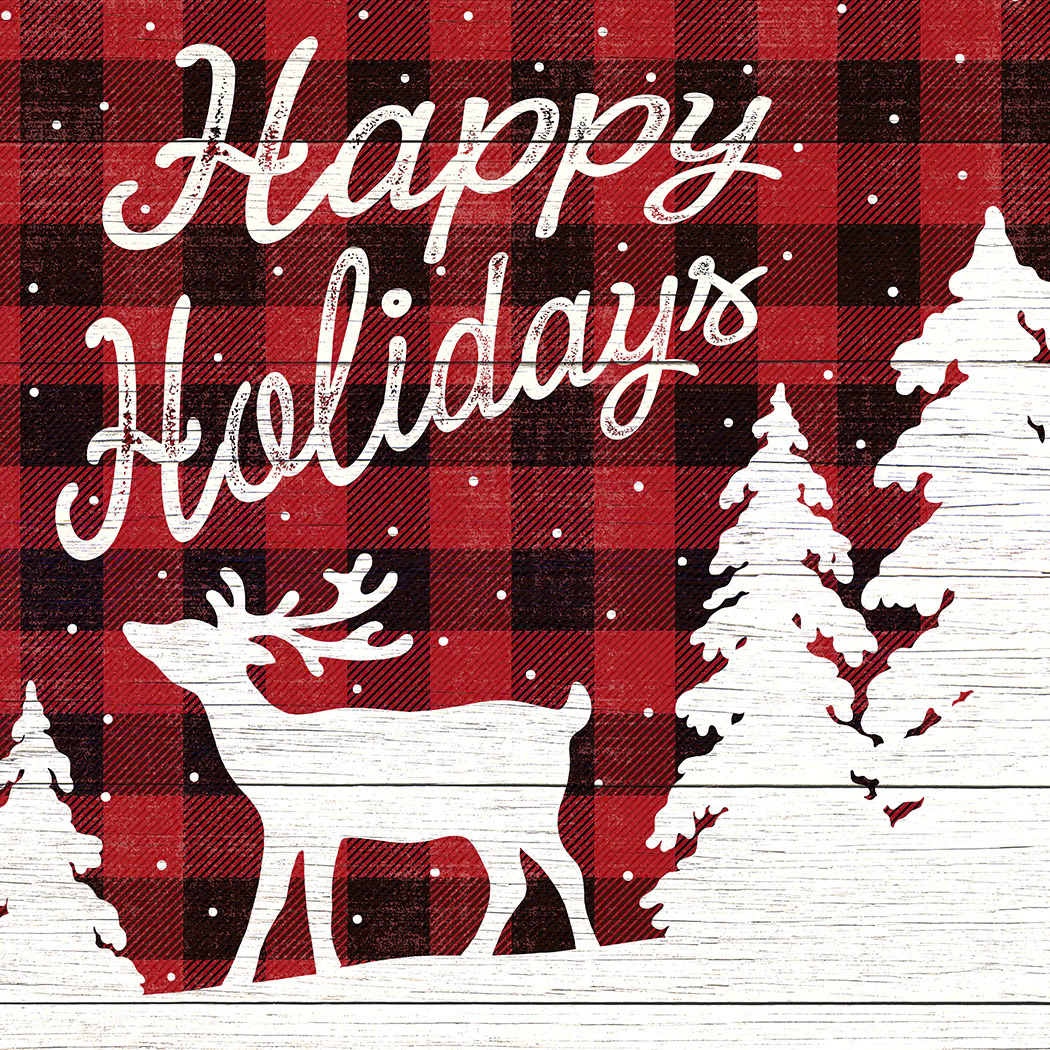 SH_Cmas_559f_Buffalo Check Deer in Landscape Textured_Creatif ©Steve Haskamp - Creatif License