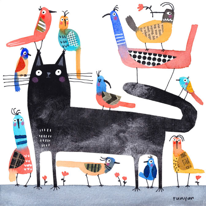 BLACK CAT PERCH _Cat _  Creatif