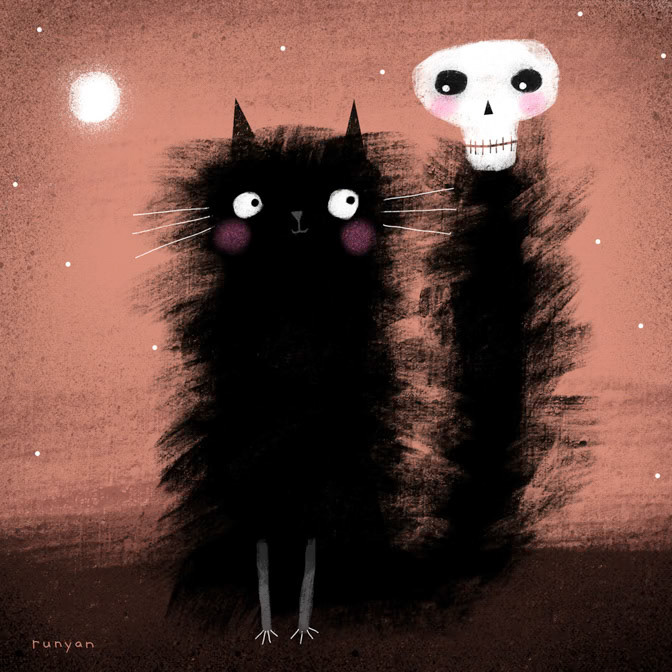 SKULL PERCH _Halloween _  Creatif ©Terry Runyan - Creatif License