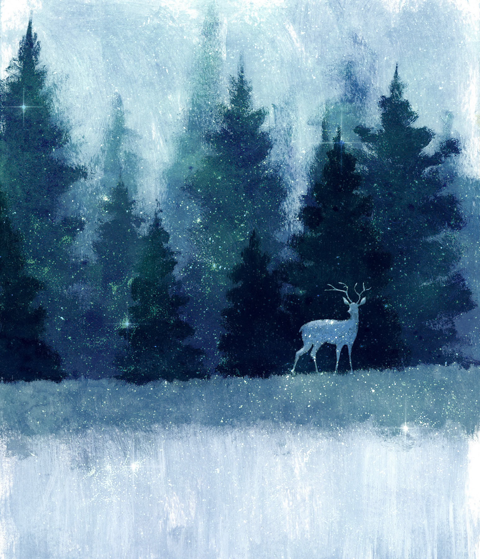SH_Lscape_2330_1c_Blue Deer Landscape_Creatif ©Steve Haskamp - Creatif License