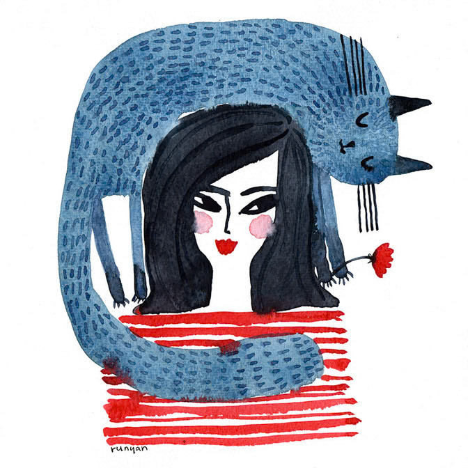 KINDNESS CAT - Terry Runyan - Creatif _Cat _  Creatif ©Terry Runyan - Creatif License