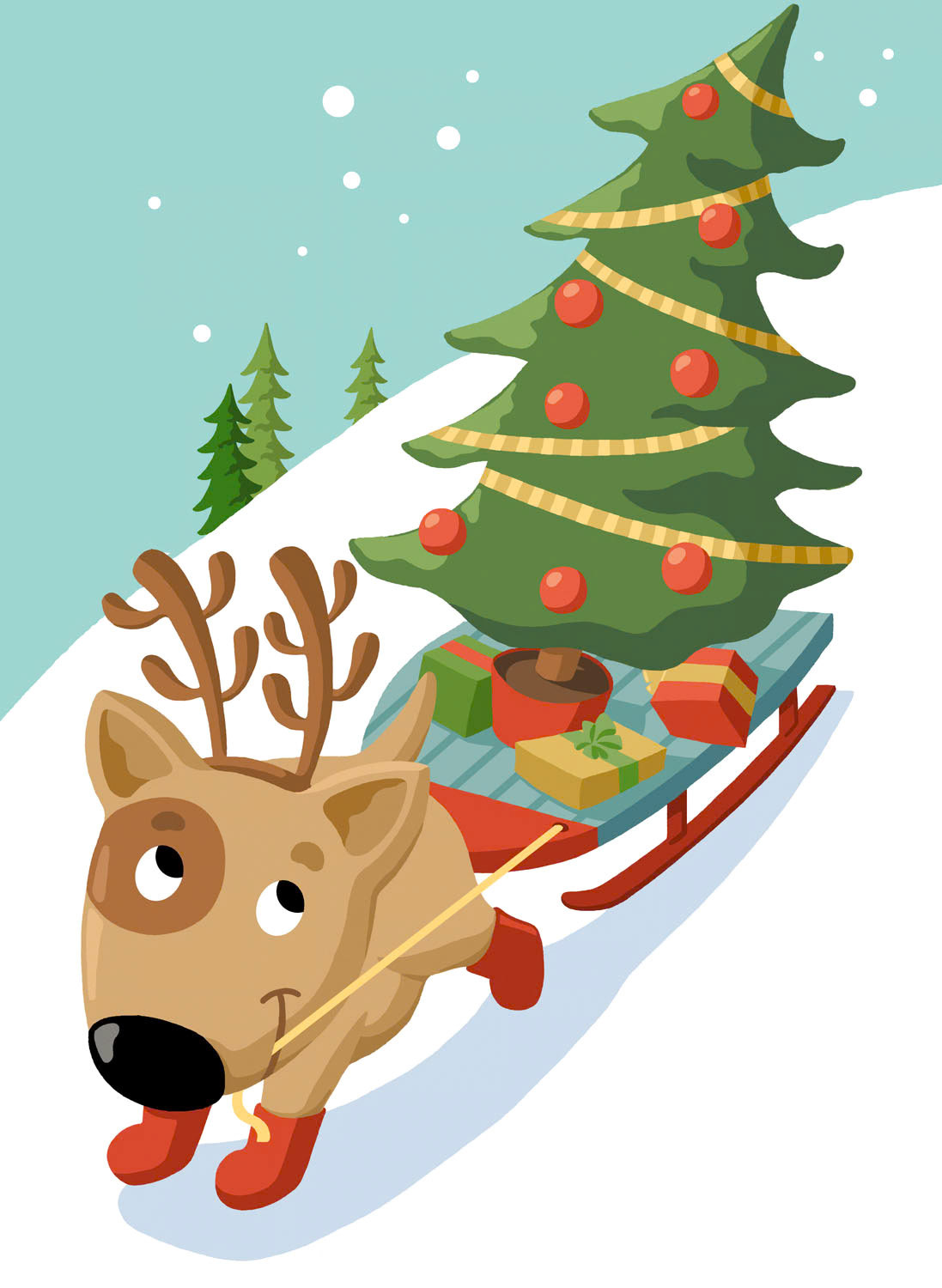SH_Cmas_495-DogPullingsled ©Steve Haskamp - Creatif License
