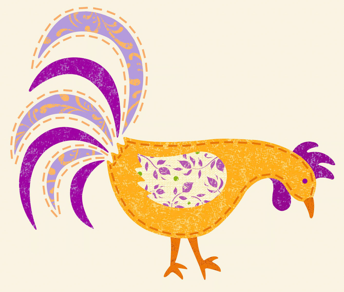 SH_Bird_829-2-RoosterCreamBkd ©Steve Haskamp - Creatif License