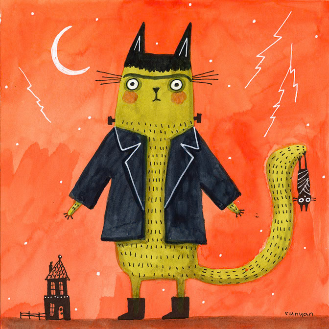 Frankenscat - Terry Runyan - Creatif _Cat _  Creatif