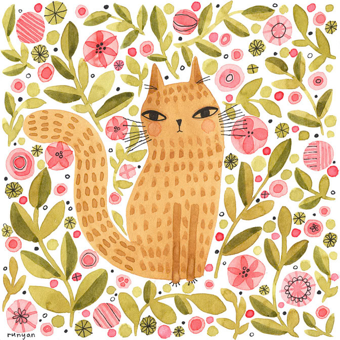 GARDEN CAT 2 - Terry Runyan - Creatif _Cat _  Creatif