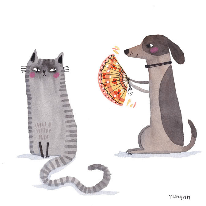 THE FAN _Cat Dog _  Creatif