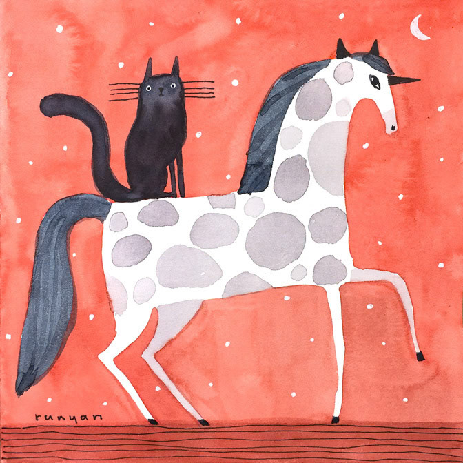 Spotted Unicorn _Animals _  Creatif ©Terry Runyan - Creatif License
