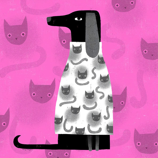 CANINE NIGHTMARE - Terry Runyan - Creatif _Dog _  Creatif ©Terry Runyan - Creatif License
