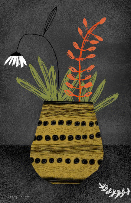 YELLOW VASE _Floral _  Creatif ©Terry Runyan - Creatif License