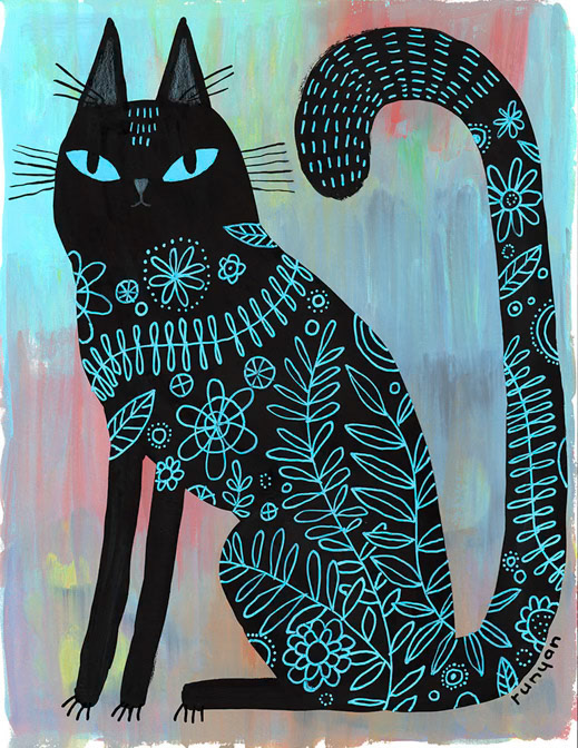 DECORATED CAT 2  _Cat _  Creatif