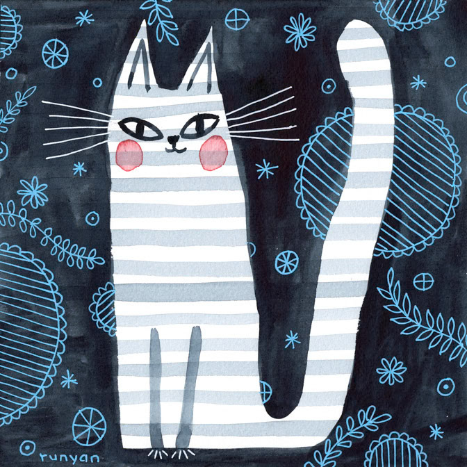 STRIPES &amp; DOODADS _Cat _  Creatif