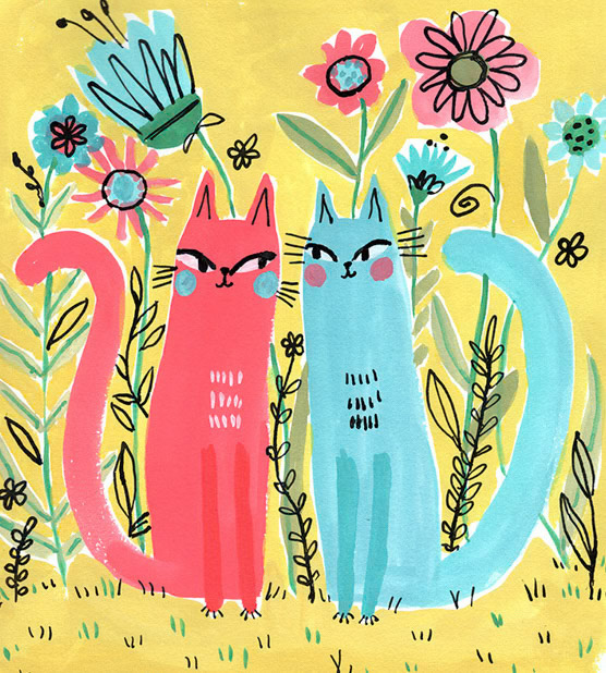 NEW FRIENDS _Cat _  Creatif ©Terry Runyan - Creatif License
