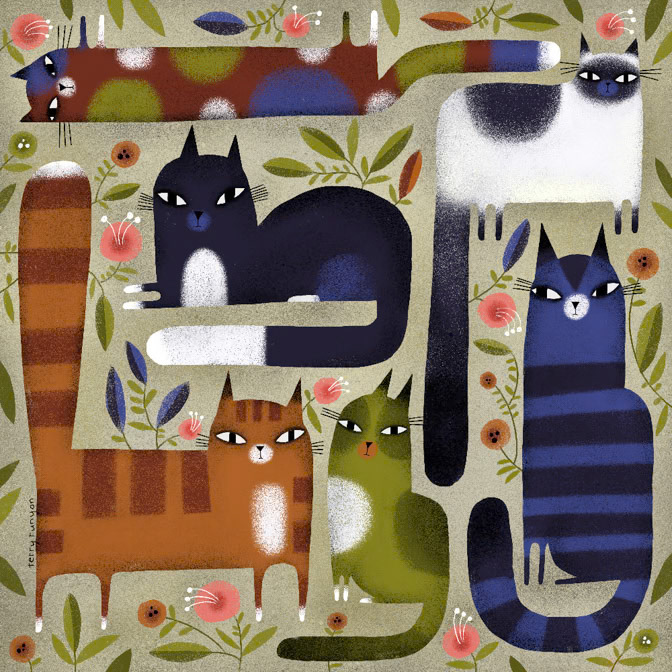 FIELD OF CATS _Cats- Maggie _  Creatif
