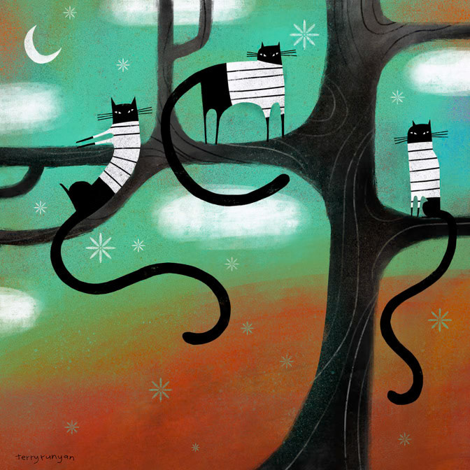 CAT LOUNGE 300dpi Terry Runyan - Creatif _Animals- Tiger _  Creatif