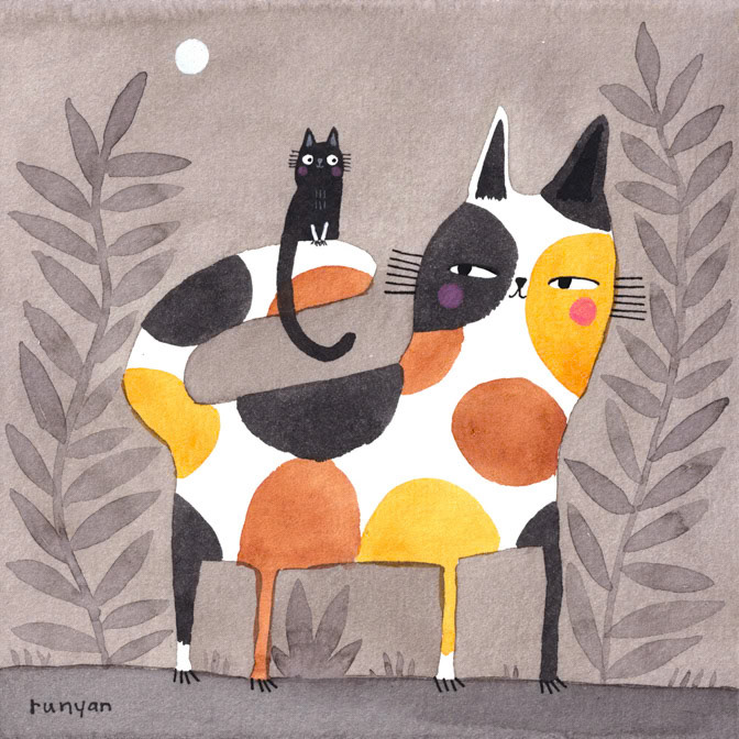 TINY CAT FRIEND _Cats _  Creatif