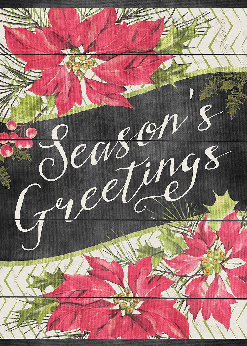 SH_Cmas_1802_Cmas Chalkboard Poinsettia Vertical_Creatif ©Steve Haskamp - Creatif License