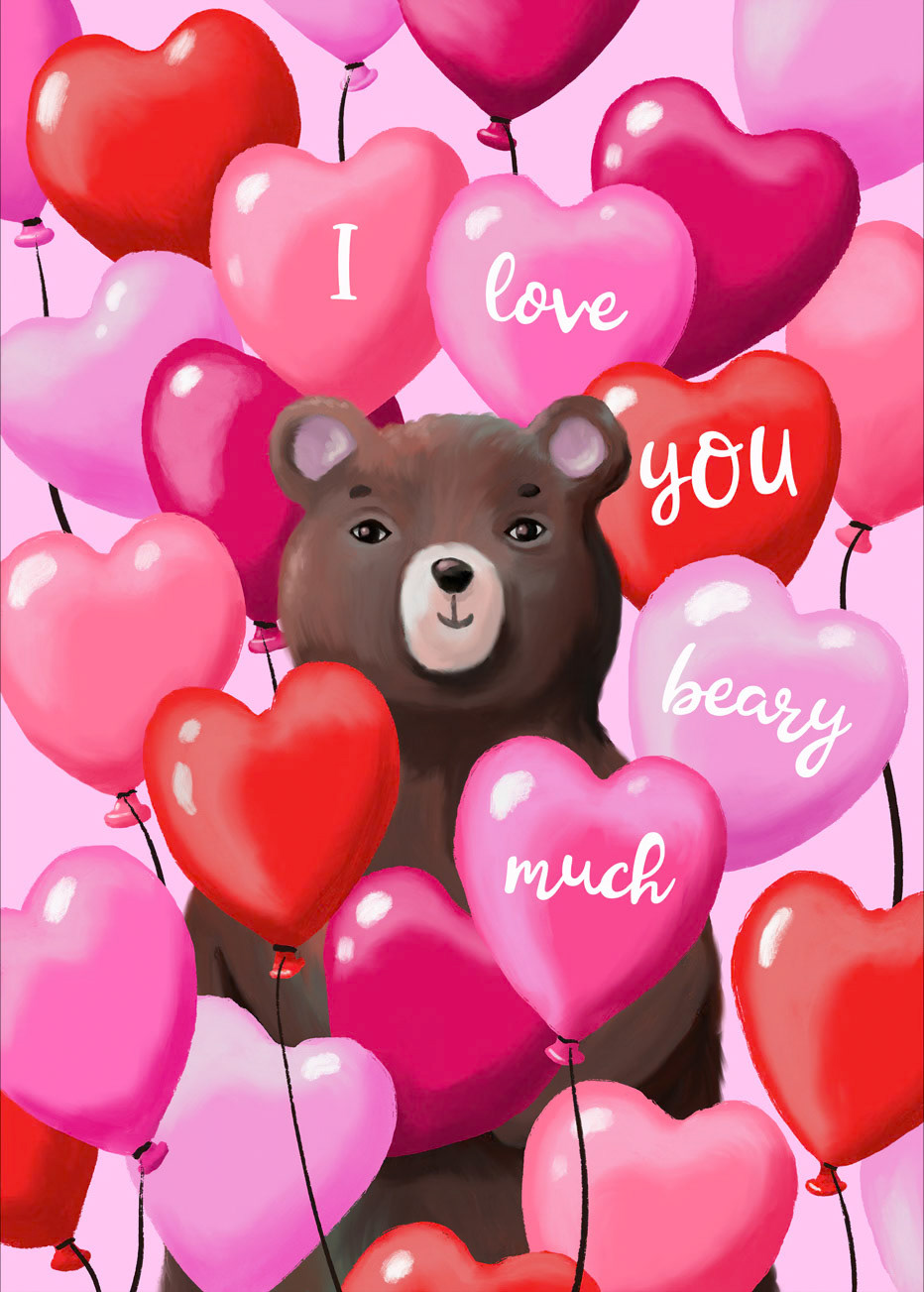 SH_Heart_2599_Beary Valentine_May 2022_Creatif ©Steve Haskamp - Creatif License