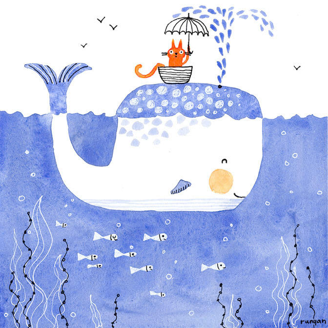 WHALE RIDER - Terry Runyan - Creatif _Whales _  Creatif ©Terry Runyan - Creatif License