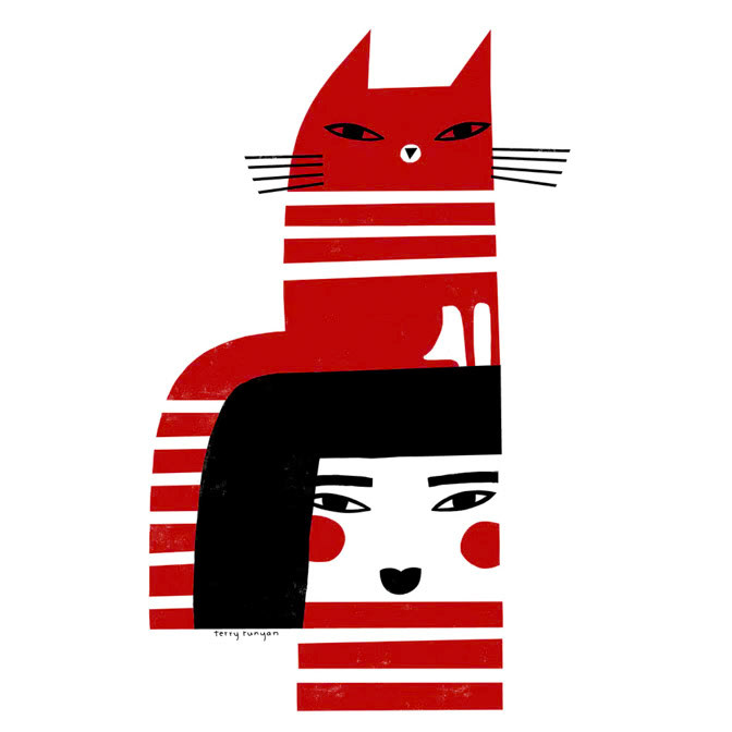 RED STRIPES _Cats _  Creatif