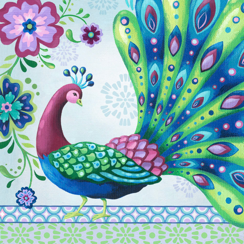 SH_Bird_1185-1-Peacock2SquareRevised ©Steve Haskamp - Creatif License