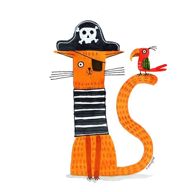 PIRATE MATES - Terry Runyan - Creatif _Halloween _  Creatif ©Terry Runyan - Creatif License