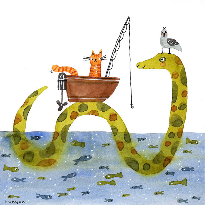 NESSIE - Terry Runyan - Creatif _Animals _  Creatif ©Terry Runyan - Creatif License